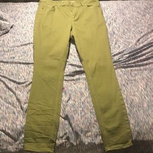 Old Navy RockStar MidRise In Olive Green
